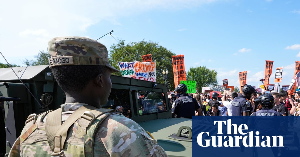 Three states to deploy hundreds of national guard troops to Washington DC
