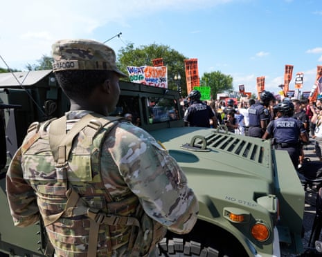 West Virginia National Guard members on duty