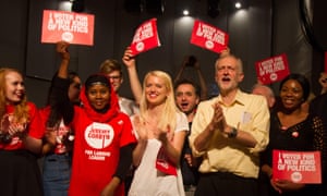 Jeremy Corbyn campaigning before the Labour leadership election in September 2015.
