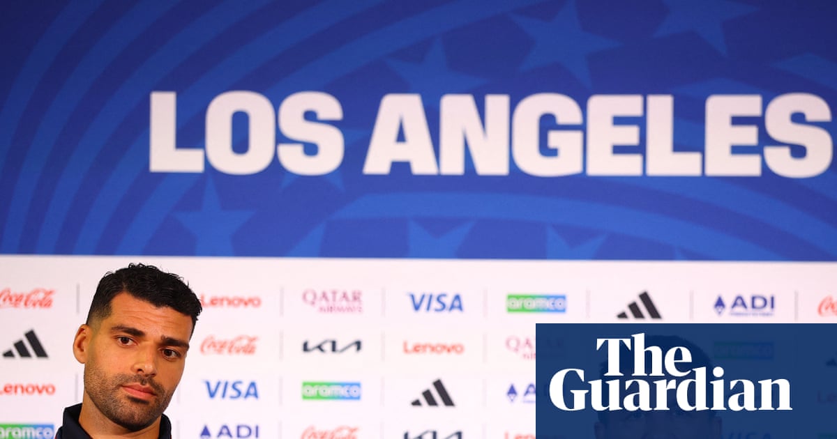 Iran’s footballers arrive in US amid peace deal but admit tension ‘undermines joy’