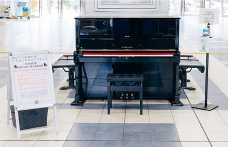 A street piano in Kakogawa, Japan. It is due to be removed the main train station on Sunday 7 May.