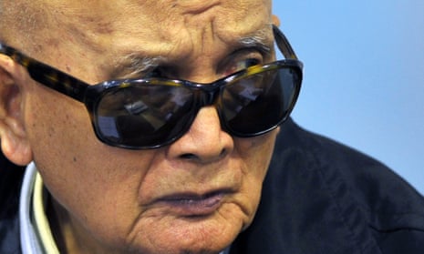 The former Khmer Rouge leader known as ‘Brother No 2’, Nuon Chea, in court in Phnom Penh, 2011.