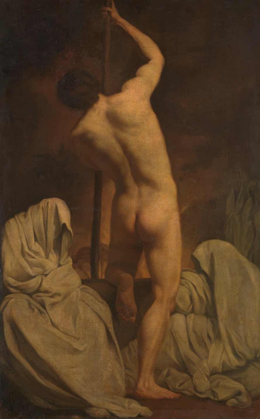 پس از Pierre Subleyras A Male Académie ('بارک شارون') حدود 1770
