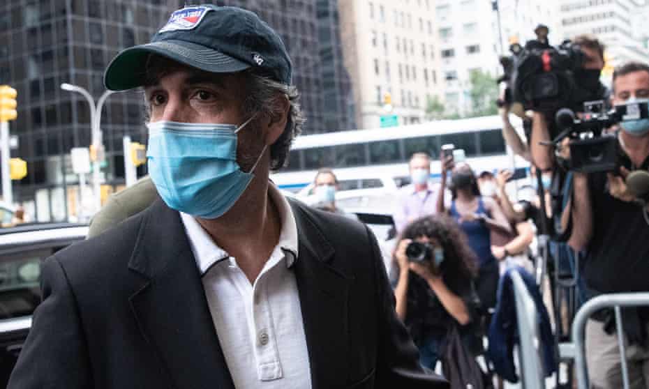 Michael Cohen arrives at his home in New York, New York, on 24 July after being released from federal prison.