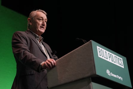 Anthony Slaughter speaking from a lectern