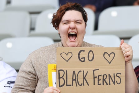 Black Ferns fans show their support