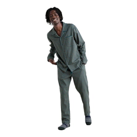 Seasalt Men’s Netter Checked Flannel Pyjama Set