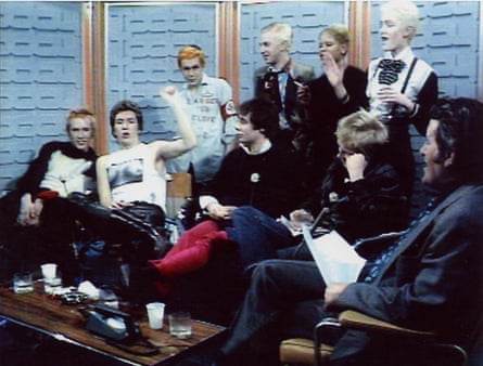 The Sex Pistols being interviewed by Bill Grundy on the Today show, 1976