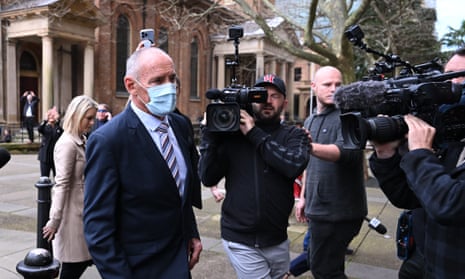Chris Dawson arrives at the supreme court in Sydney