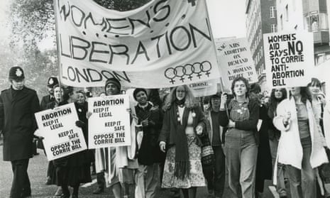 Women protesting against John Corrie’s amendment to the 1967 Abortion Act, London, 1979.