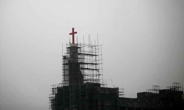 A church under construction in Wenzhou, Zhejiang province.