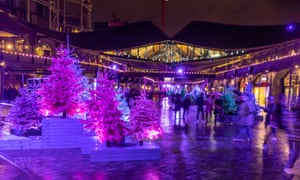 Christmas decorations at Coal Drops Yard, King’sCross