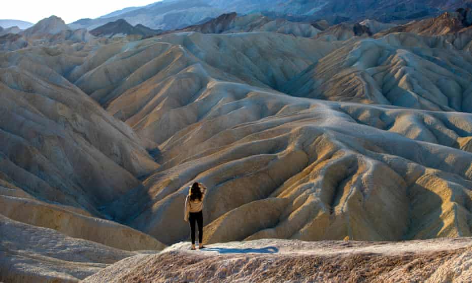 ‘Authors were captivated by the idea of women hiking alone’ … A woman stands in Death Valley.