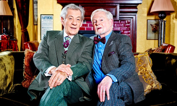 ‘He’s got more energy’ … with Derek Jacobi in Vicious.