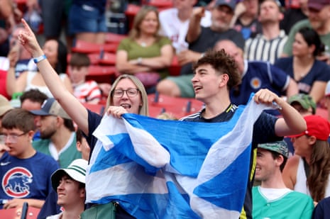 Scotland fans at Fenway Park
