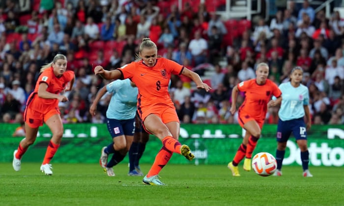Georgia Stanway scored her team's first goal in the match from a penalty kick.