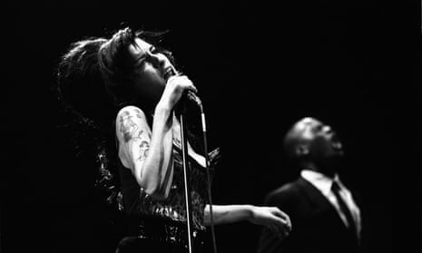 Amy Winehouse on stage in Birmingham –in November 2007, as seen in A Life in Ten Pictures.