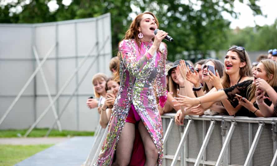 Kate Nash performs at Community festival in Finsbury Park last weekend
