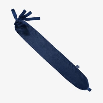 Yuyu luxury fleece long hot-water bottle with luxury fleece wearable cover.