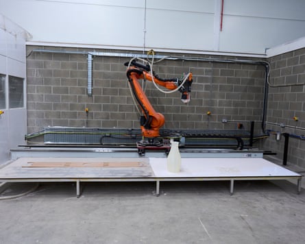 Machinery inside the Blackpool Illuminations storehouse