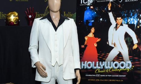 John Travolta's Saturday Night Fever suit up for sale – with 'authentic'  sweat marks, John Travolta