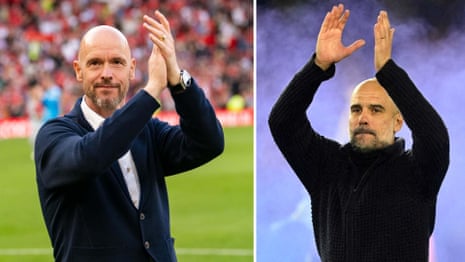 Erik ten Hag and Pep Guardiola look to take 'great opportunity' in FA Cup final – video