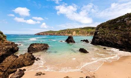 A rocky cove in Galicia.