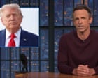 Seth Meyers on Trump’s unpopularity: ‘Madam Web has a higher audience rating’