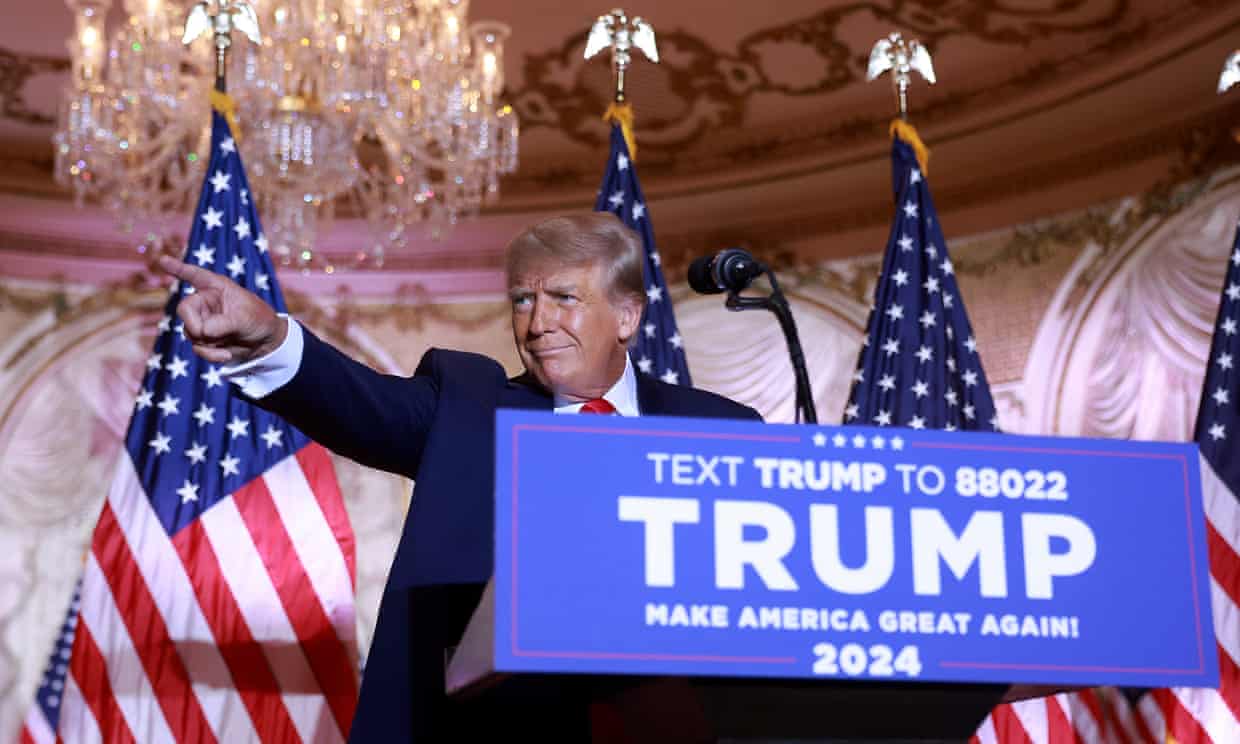 Trump to ramp up efforts to secure 2024 Republican nomination after very low energy start (theguardian.com)