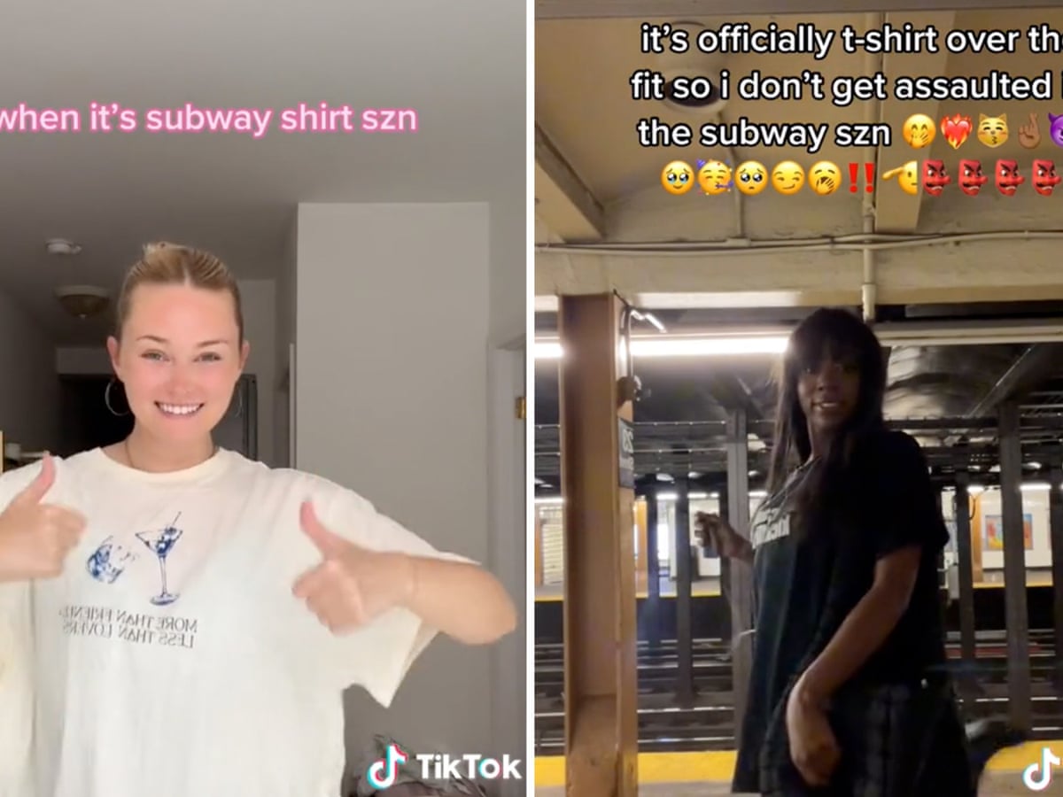 The women wearing 'subway T-shirts' over outfits to avoid creepy ...