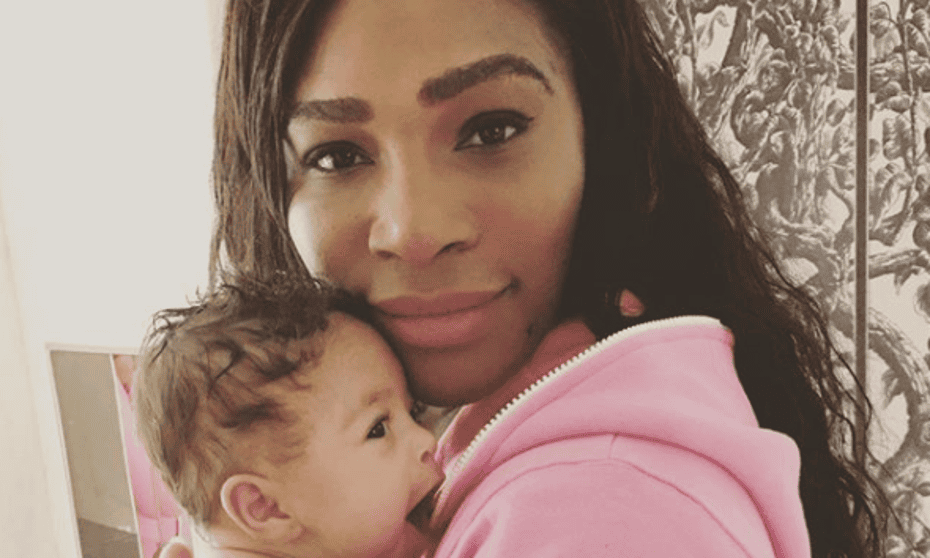 Serena Williams and her daughter Alexis.