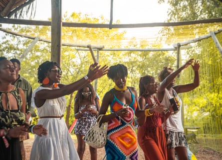 Scenes from the Beneath the Baobabs new year’s festival near in south-eastern Kenya.