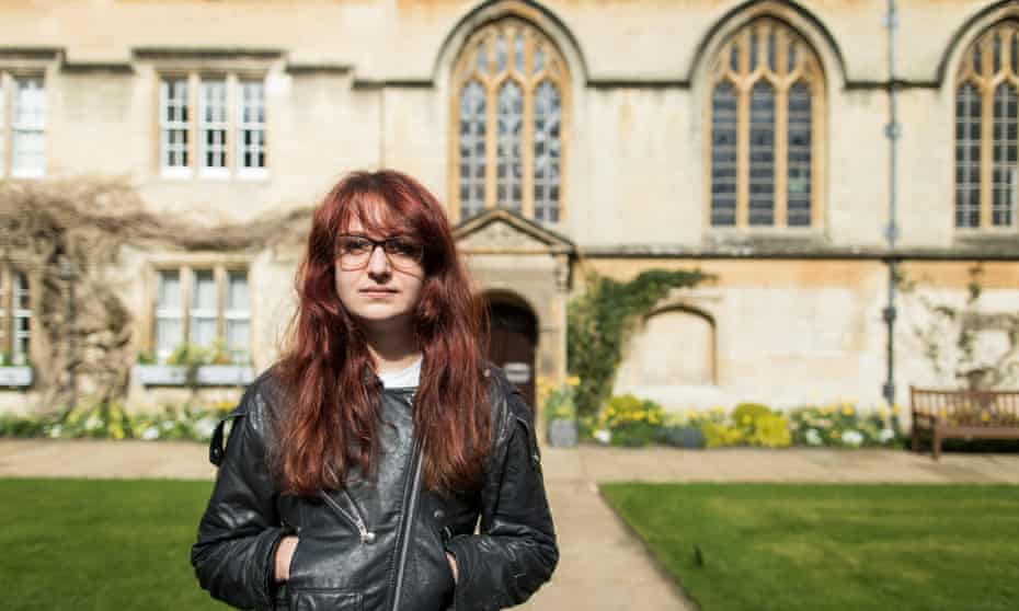 Student Lauren Hall in Oxford