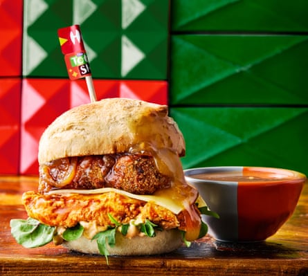 Nando’s Total Sleigh Burger.