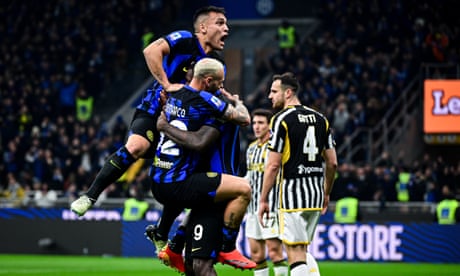 Internazionale in charge of Serie A title race as Gatti own goal costs Juventus