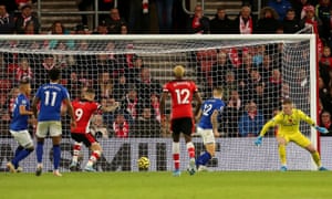 Southampton’s Danny Ings gets the Saints back on level terms.