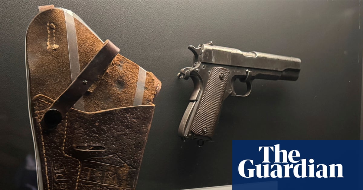 Gun used in Emmett Till's lynching is on display at museum 70 years later | Mississippi | The Guardian Gun used in Emmett Till's lynching is on display at museum 70 years later | Mississippi | The Guardian