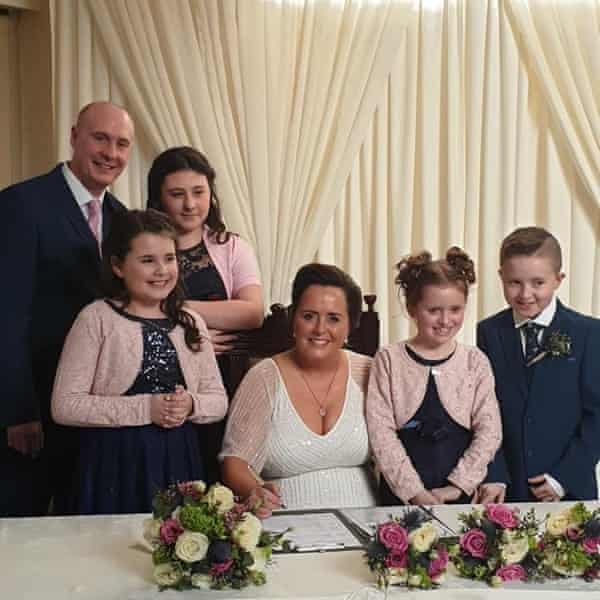 Moira Stockman and Thomas Dowds with their children