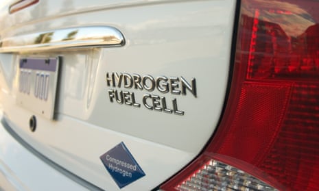 A hydrogen-fuel car