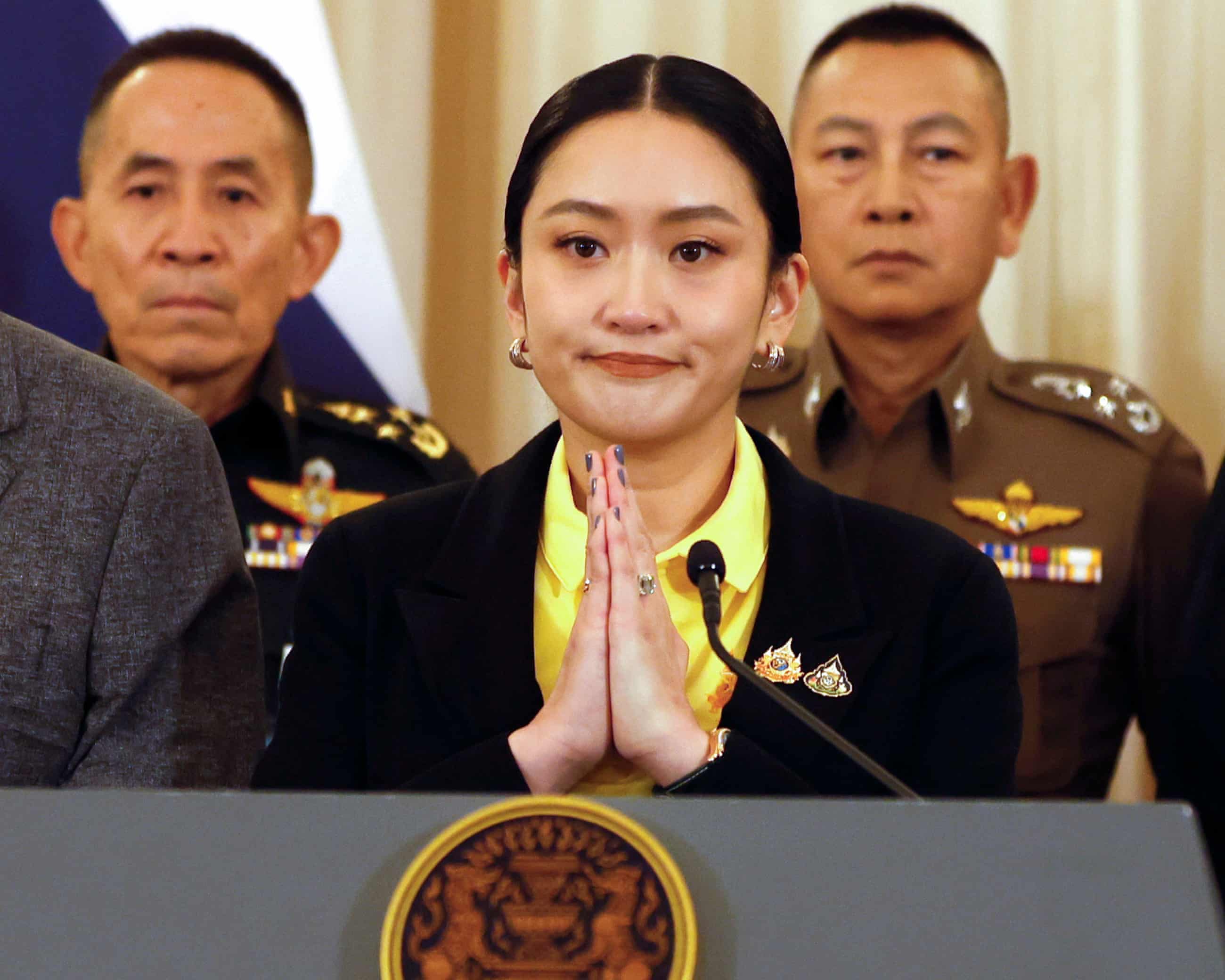 Thai PM apologises over leaked call with Hun Sen as crisis threatens to topple government