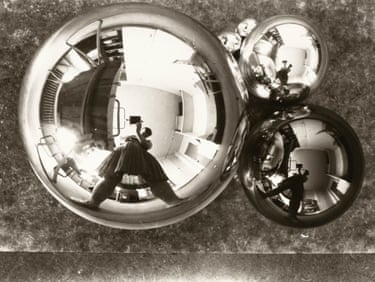 Marianne Brandt, Self-Portrait in the Studio in the Sphere, c 1928-1929