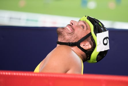 Kurt Fearnley after winning the silver medal in the men’s T54 1,500m