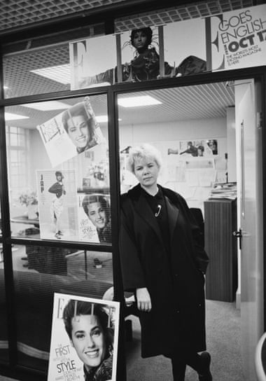 Sally Brampton at Elle offices