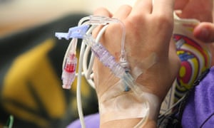 Patient undergoes chemotherapy.