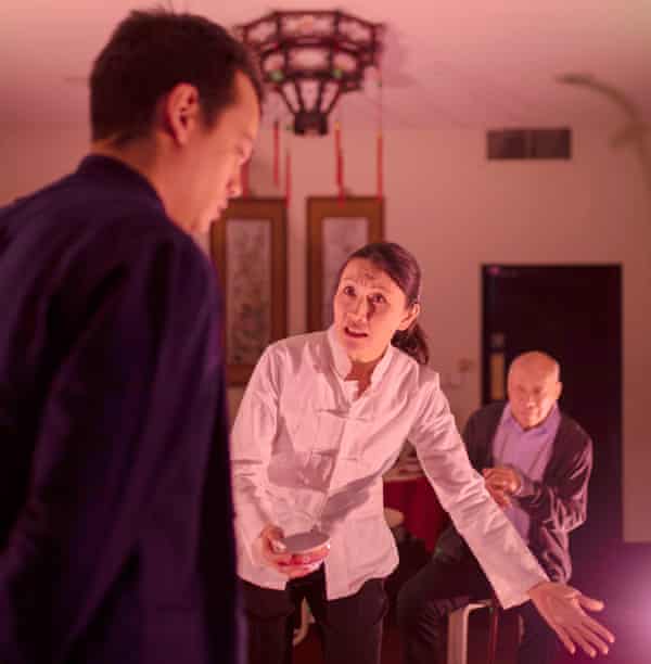 Shifting attitudes of generations … Matt Lim, Alice Lee and Ozzie Yue in From Shore to Shore.