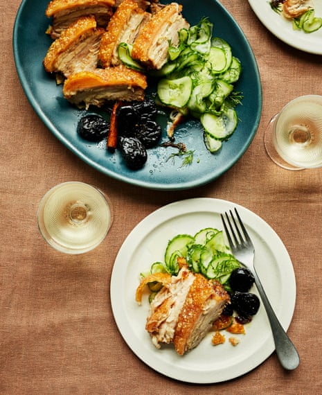 Danish roast pork, Dutch 'hot lightning' potatoes, Romanian bacon