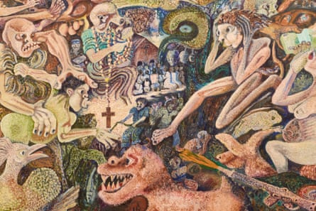 ‘Pointillist gothic nightmare’ … Josephine Alacu at the Nairobi room.