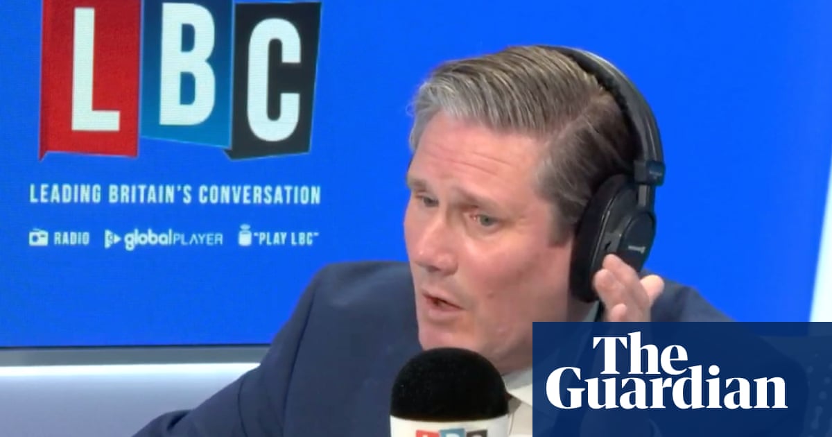 Keir Starmer under fire for failing to challenge radio callers racism