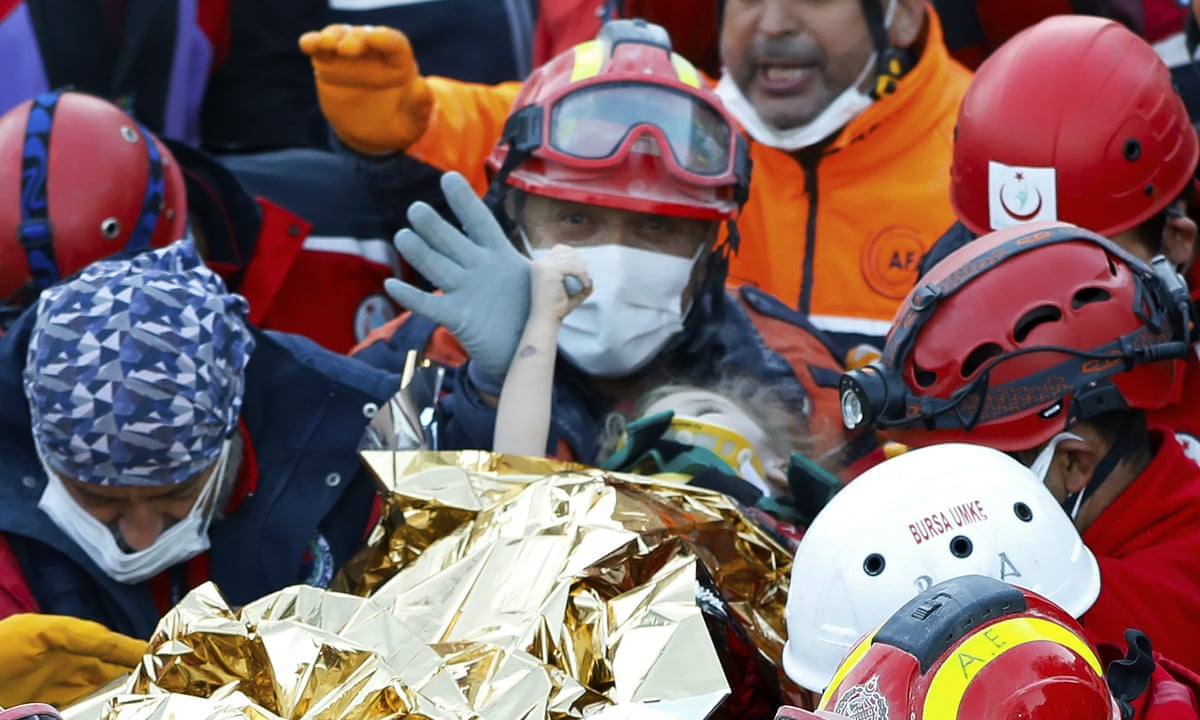 Girl 3 Rescued From Rubble Nearly Three Days After Turkey Earthquake Turkey The Guardian