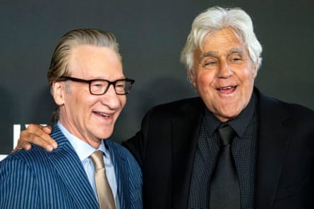 Bill Maher with Jay Leno.